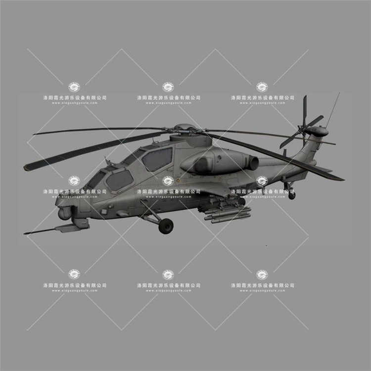 梅列武装直升机3D模型